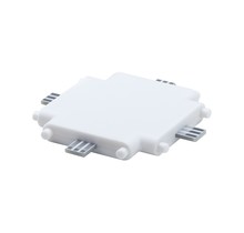 Furniture lights Clever Connect X-connector border white matt 12V