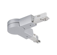 URail hinge connector, matt chrome, max. W 230V