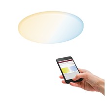 Smart Home Zigbee LED recessed panel Veluna VariFit Tunable White 185mm IP44 15W