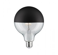 Modern Classic Edition LED Globe head mirror E27 230V 600lm 6.5W 2700K head mirror matt black