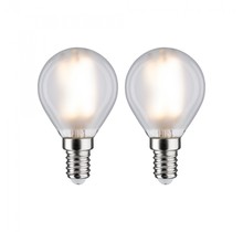 LED Tropfen Filament E14 230V 2x470lm 2x4,5W 2700K Matt