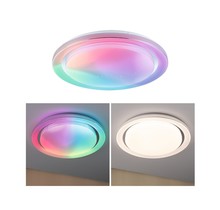Rainbow LED ceiling light with rainbow effect