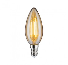 Vintage Edition LED candle clear glass E14 230V 430lm 4.7W 2500K gold