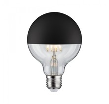 Modern Classic Edition LED Globe Kopfspiegel E27 230V 600lm 6,5W 2700K Kopfspiegel Schwarz matt  E27 230V 600lm 6,5W 2700K Kopfspiegel Schwarz matt