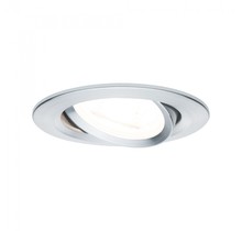 Recessed lights Nova swiveling round 84mm 50° GU10 max. 35W 230V turned aluminum