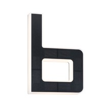 Solar LED house number light letter B including replaceable battery