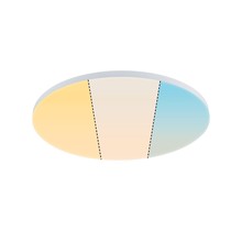 LED Panel Velora round 600mm White Switch White