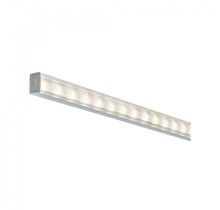 LED strip profile square 2m aluminum/satin