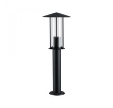 Bollard light Classic IP44 500mm max. 15W 230V Dark gray E27 metal/glass