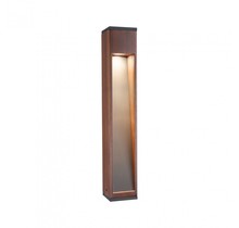 Bollard light Trabia IP44 square 600mm 3000K 3,5W 230lm 230V 38° wood GU10 wood