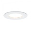 Paulmann  LED recessed light Nova Coin rigid IP44 round 78mm Coin 6W 470lm 230V dimmable 2700K matt white