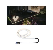 Plug & Shine LED Stripe Smooth Einzelstripe  IP68 3000K 12W Schwarz