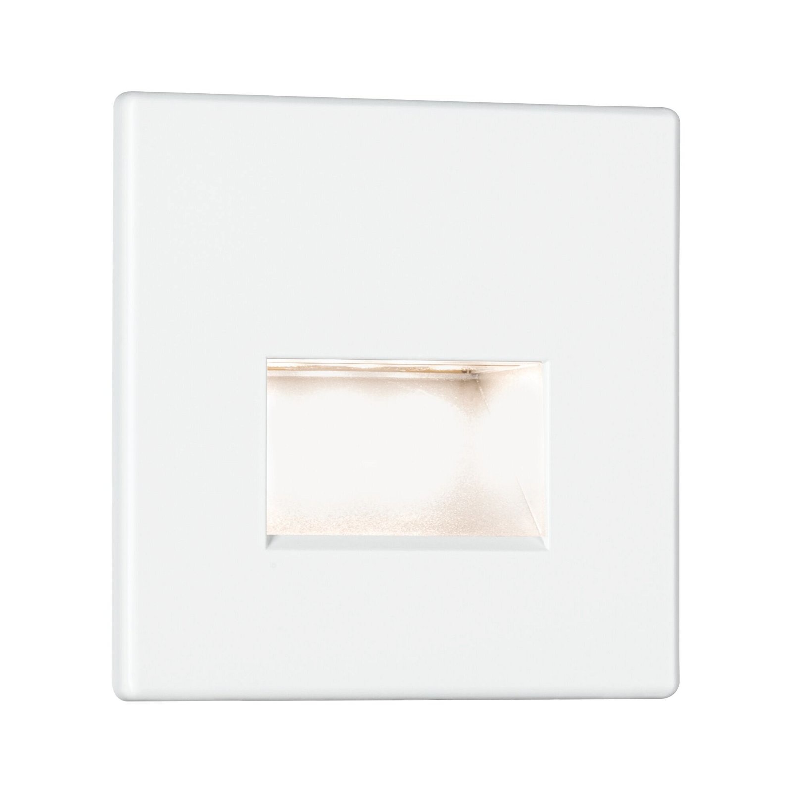 LED Wandeinbauleuchte Edge Quadro eckig 80x5mm 1,2W 50lm 230V  