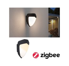 LED outdoor wall light Ikosea insect-friendly IP44 50x203mm Tunable Warm 4.4W 350lm 230V anthracite plastic