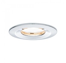 LED recessed light Nova Plus Coin rigid IP65 round 78mm Coin 6W 470lm 230V dimmable 2700K chrome