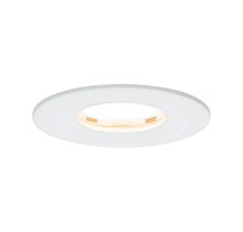 LED recessed light Nova Plus Coin rigid IP65 round 78mm Coin 6W 470lm 230V dimmable 2700K matt white