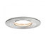 Paulmann LED recessed light Nova Plus Coin rigid IP65 round 78mm Coin 6W 470lm 230V dimmable 2700K brushed iron