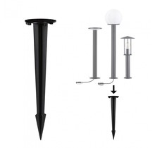 Bollard light accessory ground spike