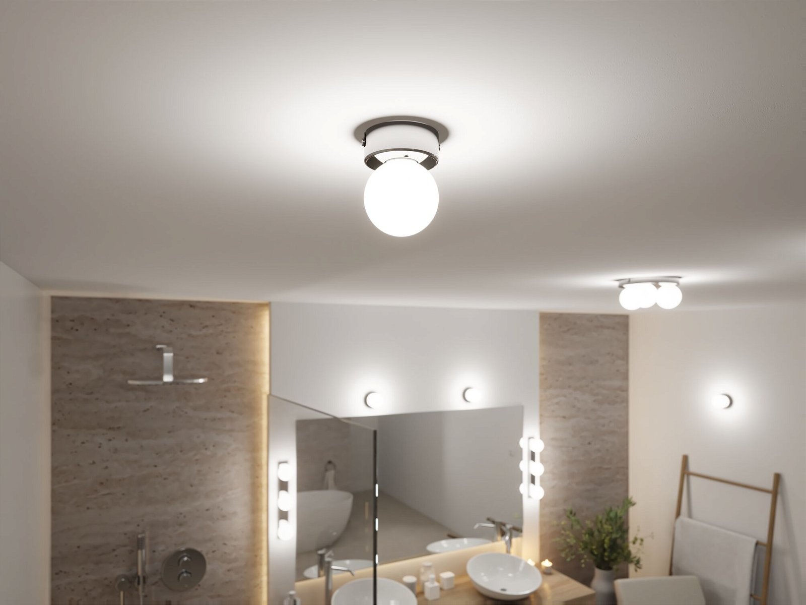 Selection ceiling Paulmann Gove Bathroom light