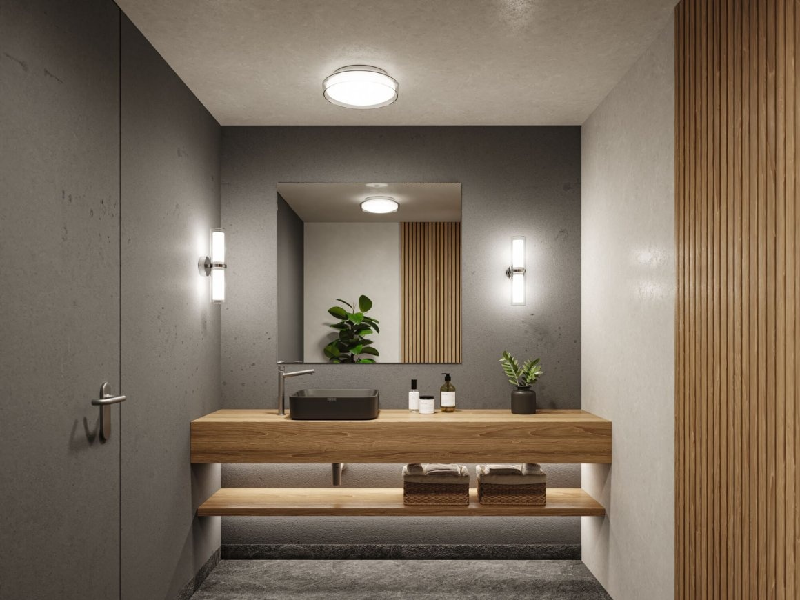 Bathroom LED Luena ceiling light Paulmann Selection