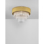 Nova Luce Gold Aluminum & Crystal (118 pcs) LED E14 6x5 Watt 230 Volt IP20 Bulb Excluded D: 50 H: 35.5 cm