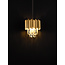 Nova Luce Gold Aluminum & Crystal<br />
LED E14 1x5 Watt 230 Volt<br />
IP20 Bulb Excluded<br />
D: 25 H: 120 cm  Adjustable Height