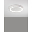 Nova Luce Sandy White Aluminium & Acrylic LED 30 Watt 230 Volt 1590Lm 3000K IP20 D: 45 H: 5 cm