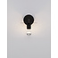 Nova Luce Black Metal LED E27 1x12 Watt 230 Volt IP20 Bulb Excluded D: 12 W: 21 H: 15.5 cm