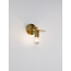 Nova Luce Gold Metal LED E27 1x12 Watt 230 Volt IP20 Bulb Excluded D: 12 W: 21 H: 15.5 cm