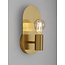 Nova Luce Gold Metal LED E27 1x12 Watt 230 Volt IP20 Bulb Excluded D: 12.5 W: 10 H: 25 cm