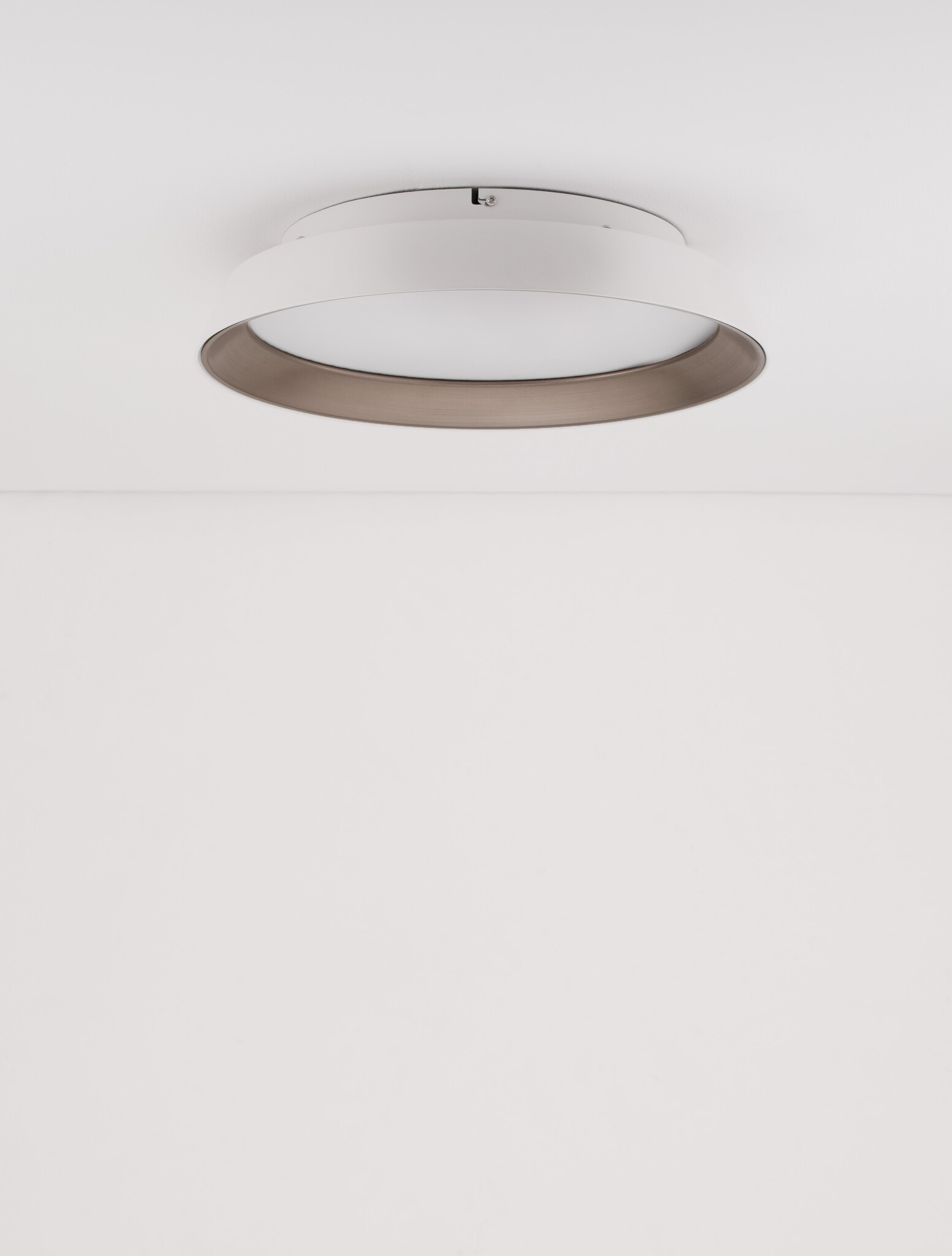 Nova Luce Triac Dimmable Sandy White Outside<br /> Coffee Inside 