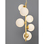 Nova Luce Opal Glass<br />
& Matt Gold Metal<br />
LED G9 6x5 Watt 230 Volt<br />
IP20 Bulb Excluded<br />
L: 28 W: 23.2 H: 120 cm Adjustable height