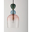 Nova Luce Sandy Gold Metal <br />
Glossy Dark Green, Blue Grey <br />
& Pink Glass <br />
LED E14 1x5 Watt 230 Volt <br />
IP20 Bulb Excluded <br />
D: 15.7 H1: 31.4 H2: 185.5 cm Adjustable height