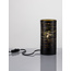 Nova Luce Black Outside Gold Metal Inside LED E14 1x5 Watt 230 Volt IP20 Bulb Excluded Cable Length: 160 cm D: 10 H: 20.5 cm