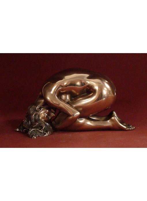 BodyTalk Weiblicher Akt - Skulptur in Bronze
