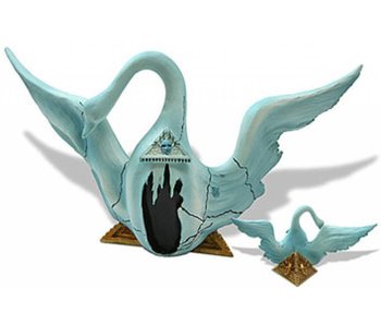 Salvador Dali Statue Winged Swan