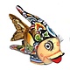 Fisch Oscar schwarz - L