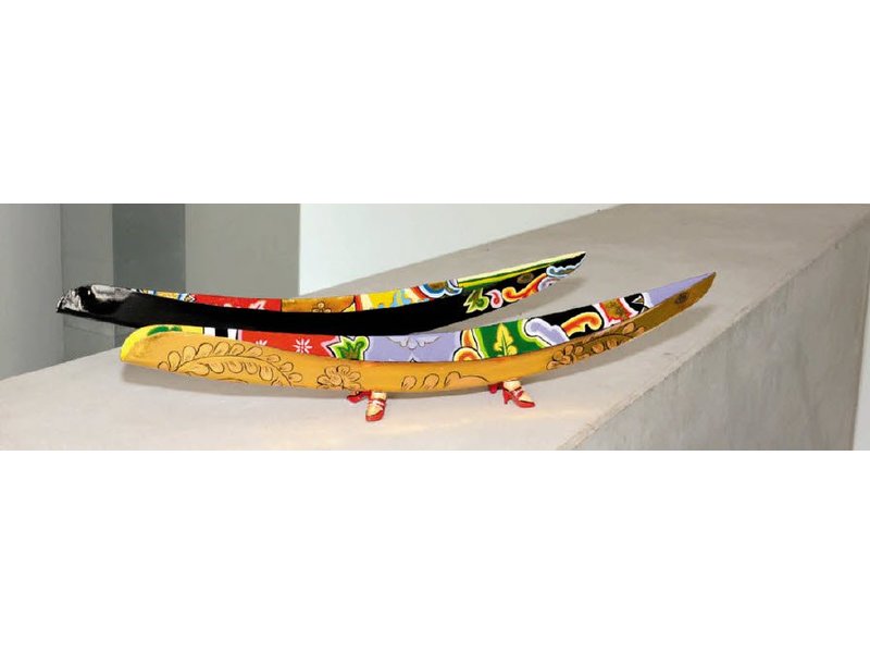 Toms Drag Barco maqueta larga - oro