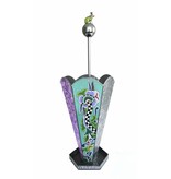 Toms Drag Colorful umbrella stand with silver accents