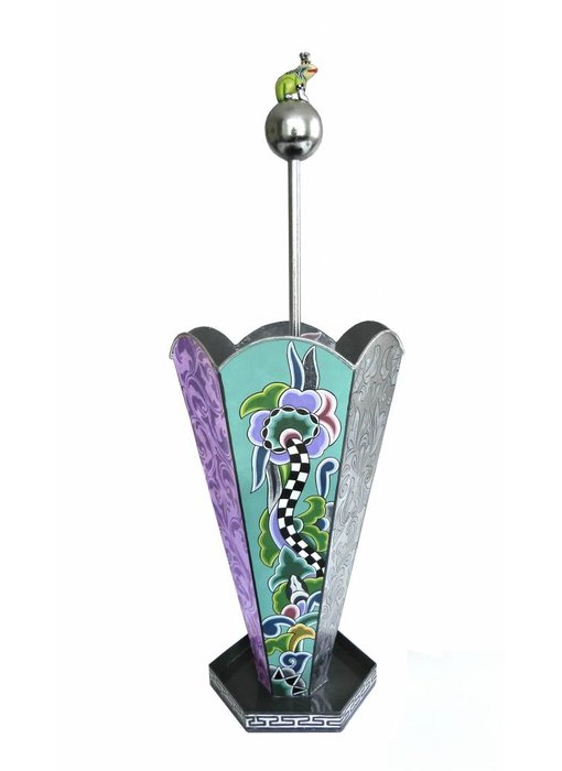 Toms Drag Umbrella stand Frog - Silver Line