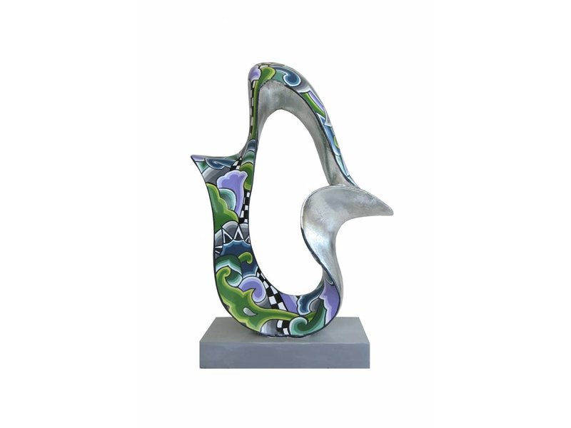 Toms Drag Flow sculpture, abstract sculpture Silver Lne