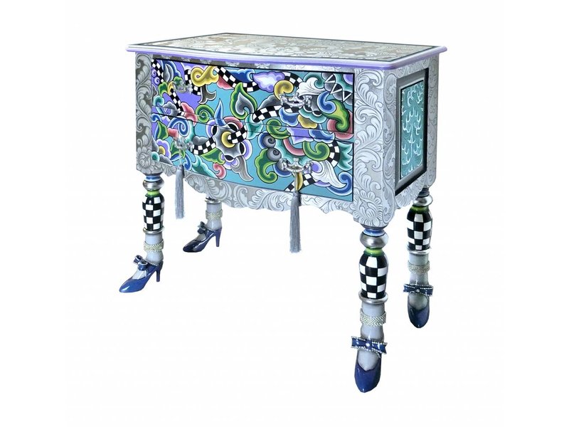 Toms Drag Drawer chest Versailles - Silver Line