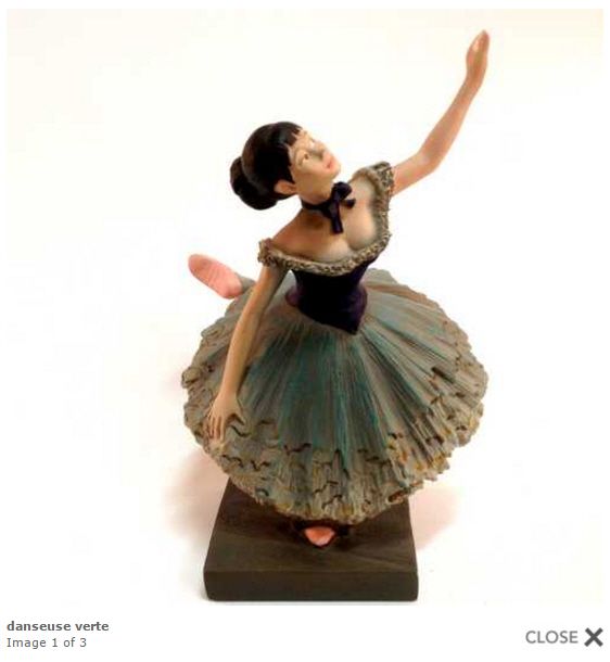 Mouseion Bailarina, escultura tridimensional de un cuadro