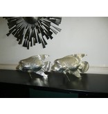 SEA LIFE - MGM Tropical fish sculpture Lou Han - silver plated Yellowcast