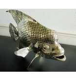 SEA LIFE - MGM Tropischer Fisch Lou Han - Bronze aus Gelbguss - versilbert