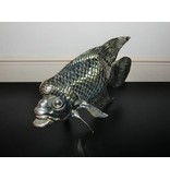 SEA LIFE - MGM Tropischer Fisch Lou Han - Bronze aus Gelbguss - versilbert