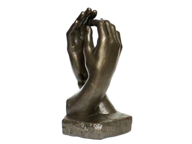 Mouseion Sculpture The Cathedral hands by Auguste Rodin