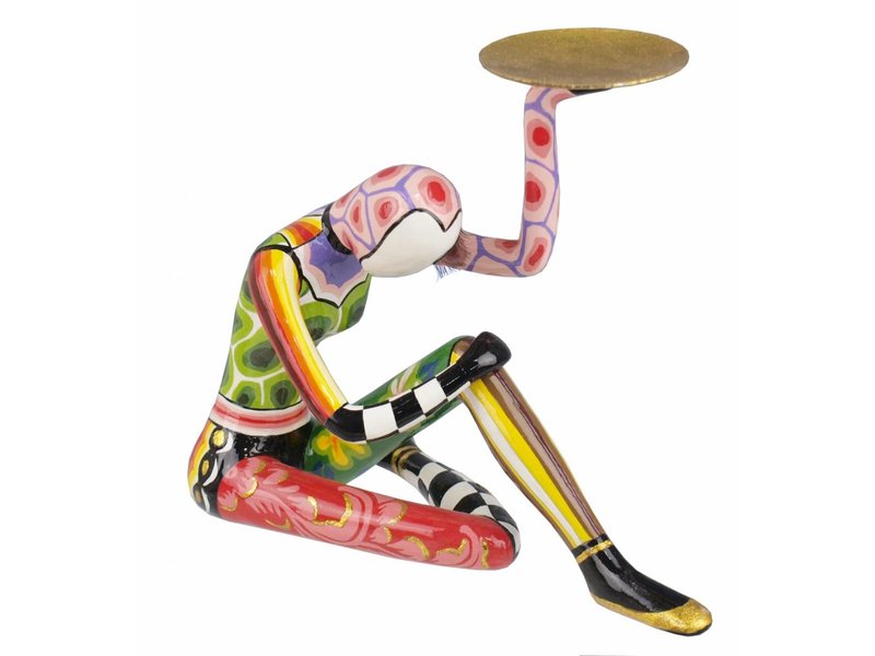 Toms Drag Stylized acrobat with golden bowl