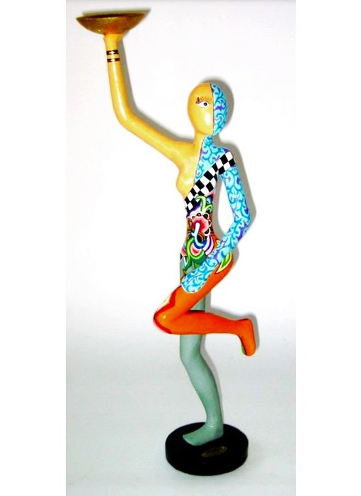 Toms Drag Acrobat statue with bowl, standing - L