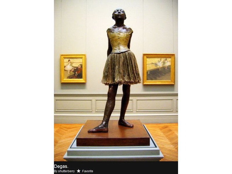 Mouseion De kleine danseres, ballerina beeldje Edgar Degas